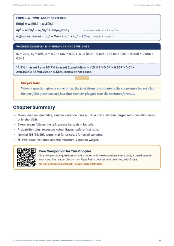 CFA® 2027 Level I Review Notes sample page 3