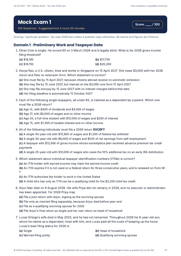 US EA 2027 Part 1 Individuals Review Notes sample page 5